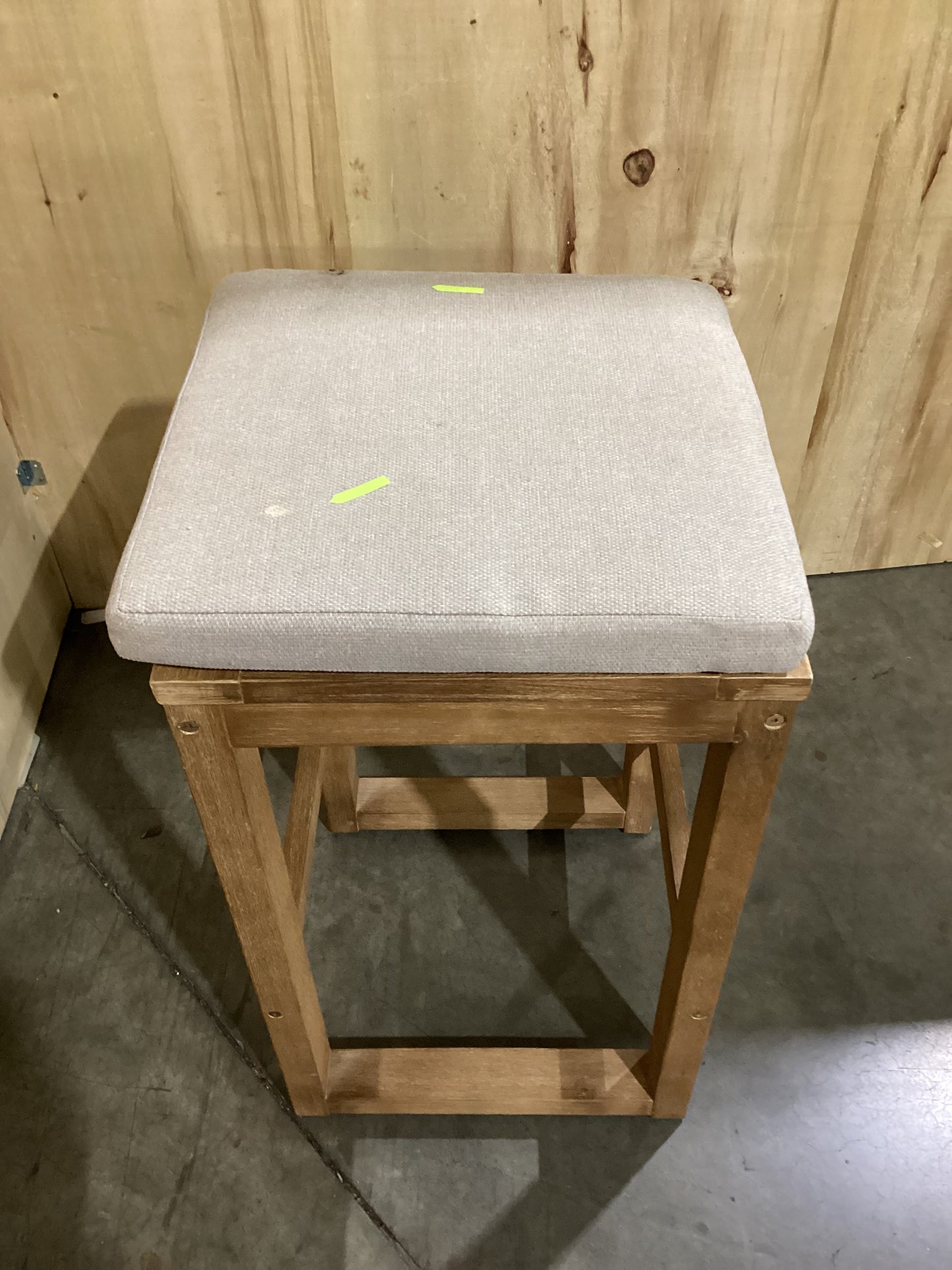 NSW CLN10759 Cannes Outdoor Bar Stool Acacia Natural MKII