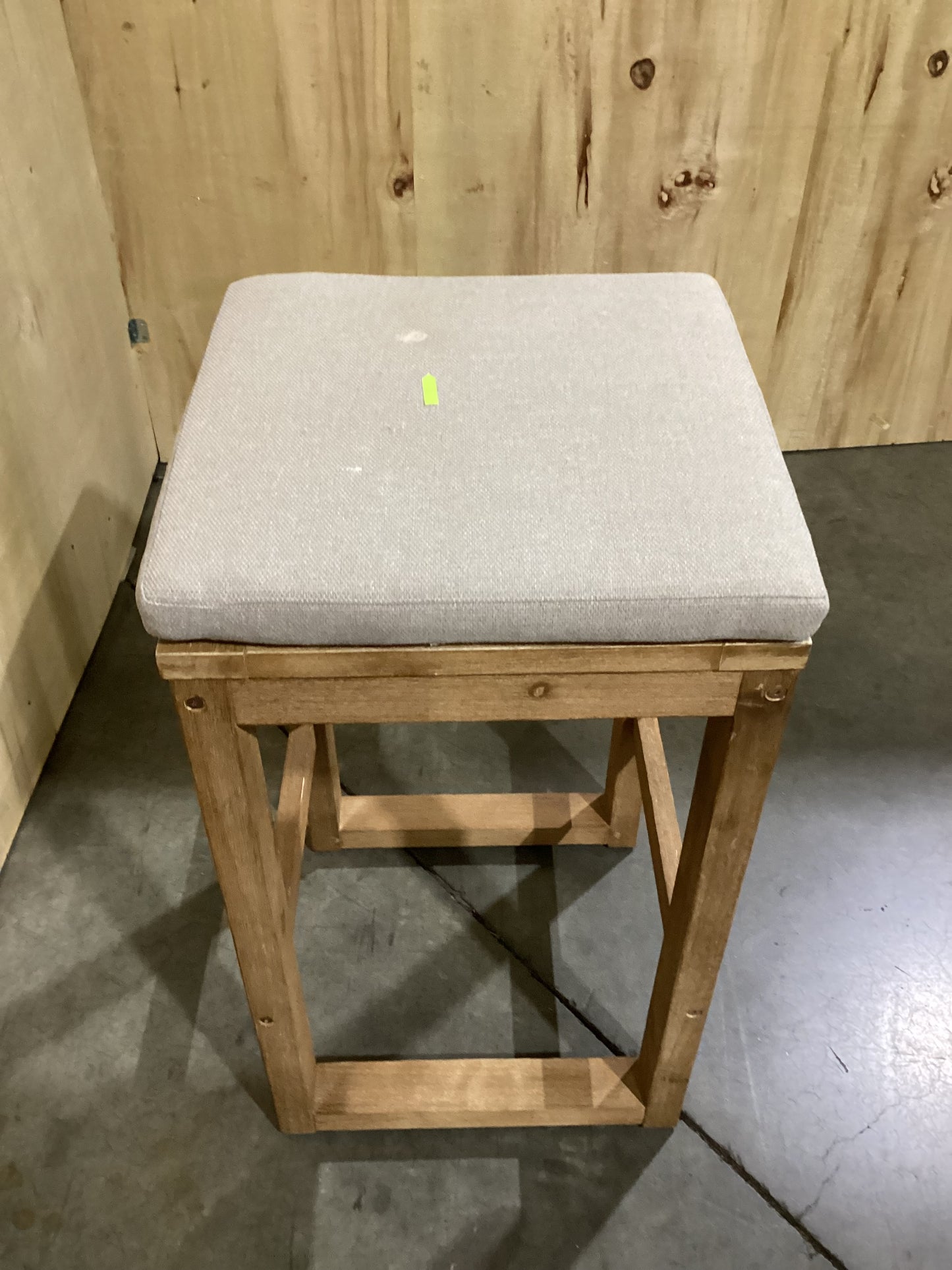 NSW CLN10760 Cannes Outdoor Bar Stool Acacia Natural MKII