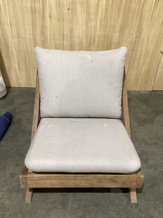 NSW CLN10763 Manly Outdoor Chair Armless Acacia Natural