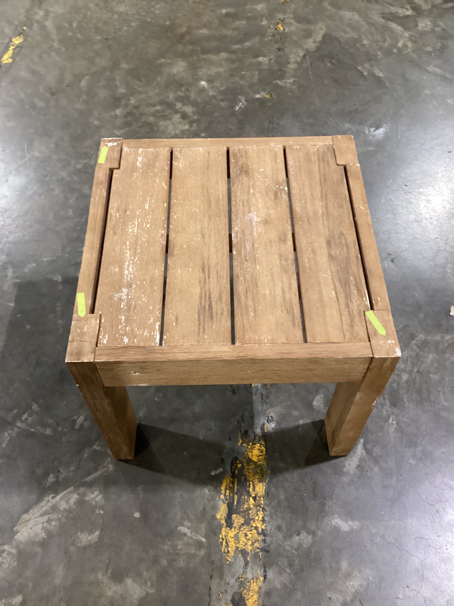 NSW CLN10767 Cannes Outdoor Side Table Acacia MKII