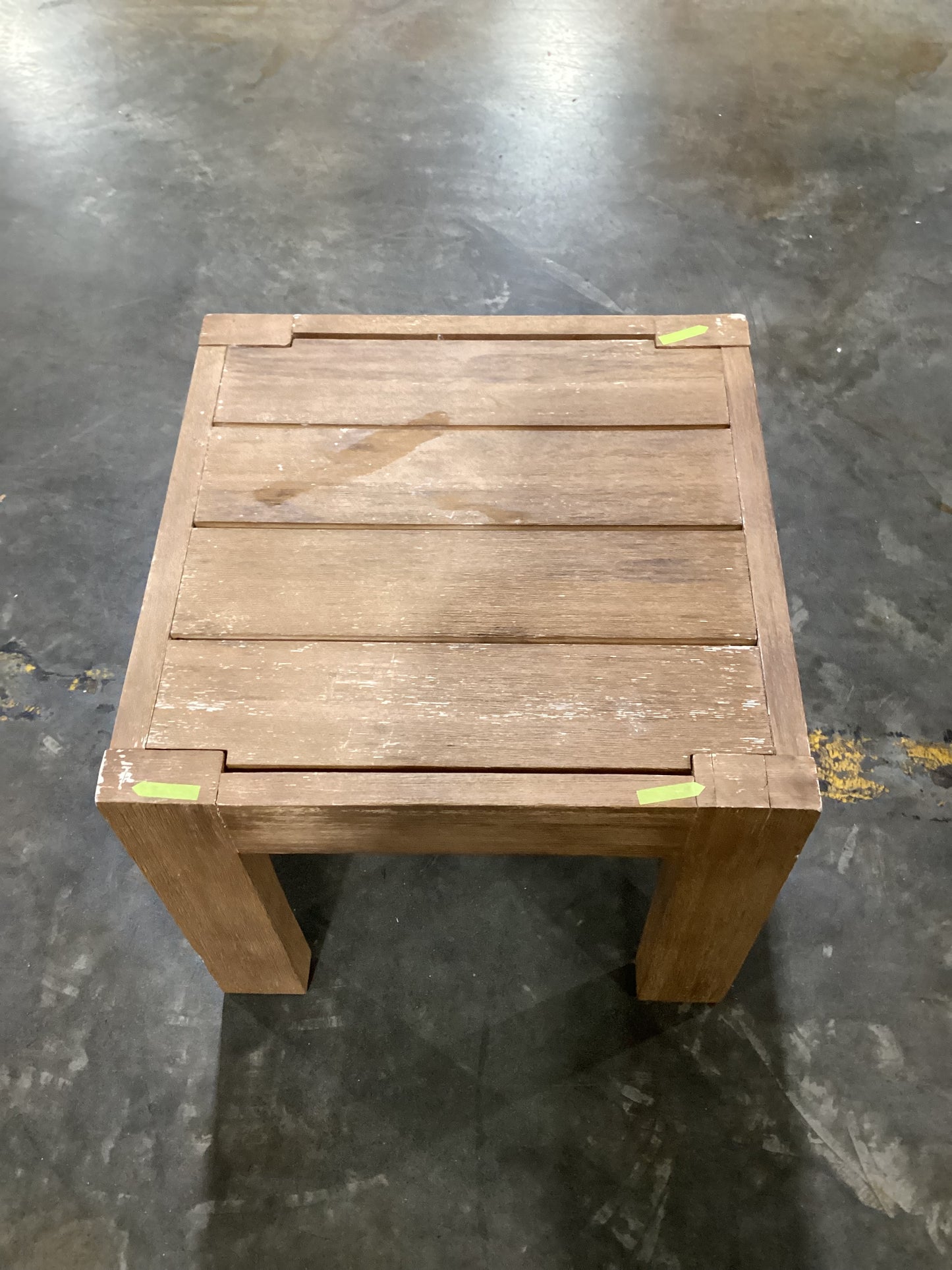 NSW CLN10767 Cannes Outdoor Side Table Acacia MKII