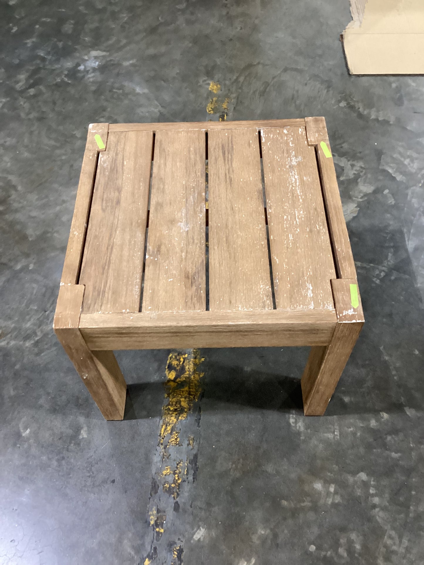 NSW CLN10767 Cannes Outdoor Side Table Acacia MKII