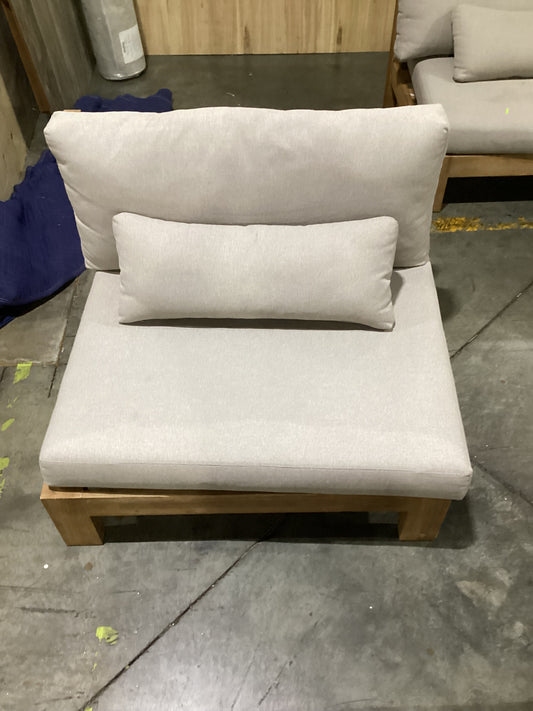 NSW CLN10764 Cannes Outdoor Armchair 1.5S Acacia Natural