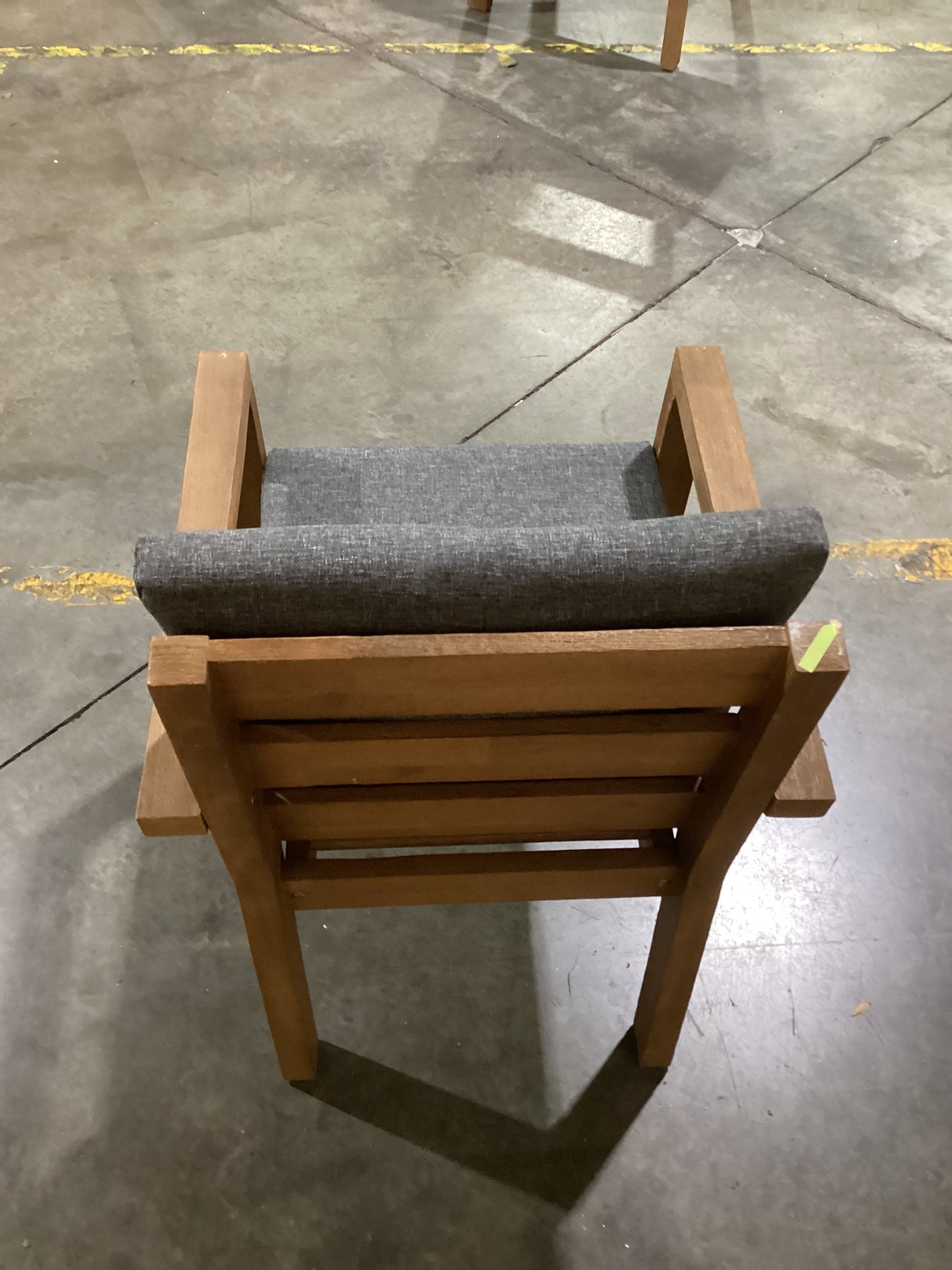 NSW CLN10769 Cannes Outdoor Dining Chair Acacia Charcoal MKII