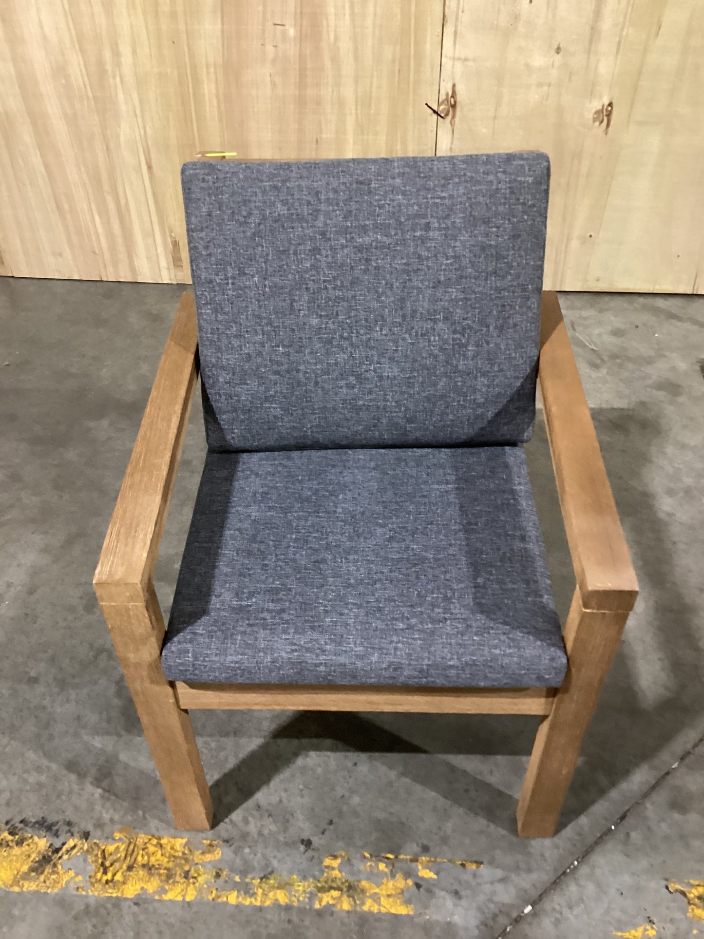 NSW CLN10770 Cannes Outdoor Dining Chair Acacia Charcoal MKII