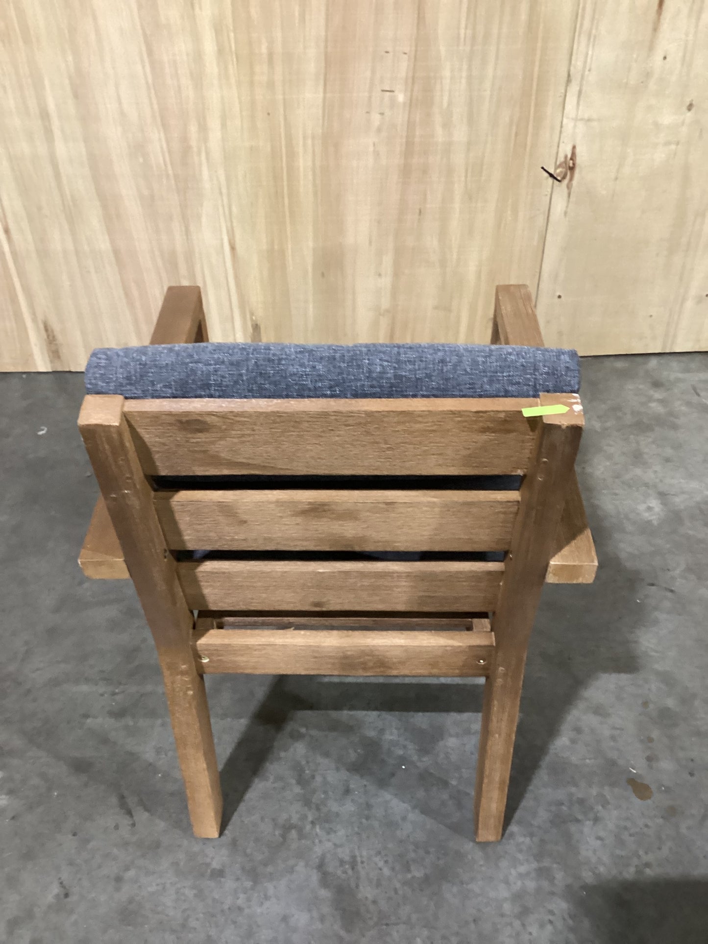 NSW CLN10770 Cannes Outdoor Dining Chair Acacia Charcoal MKII