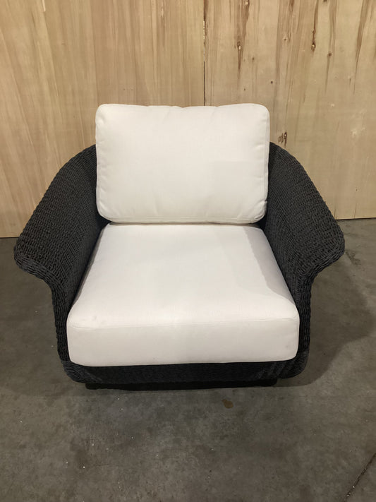 NSW PRN20315 Sonata Outdoor Armchair Wicker Olefin Black