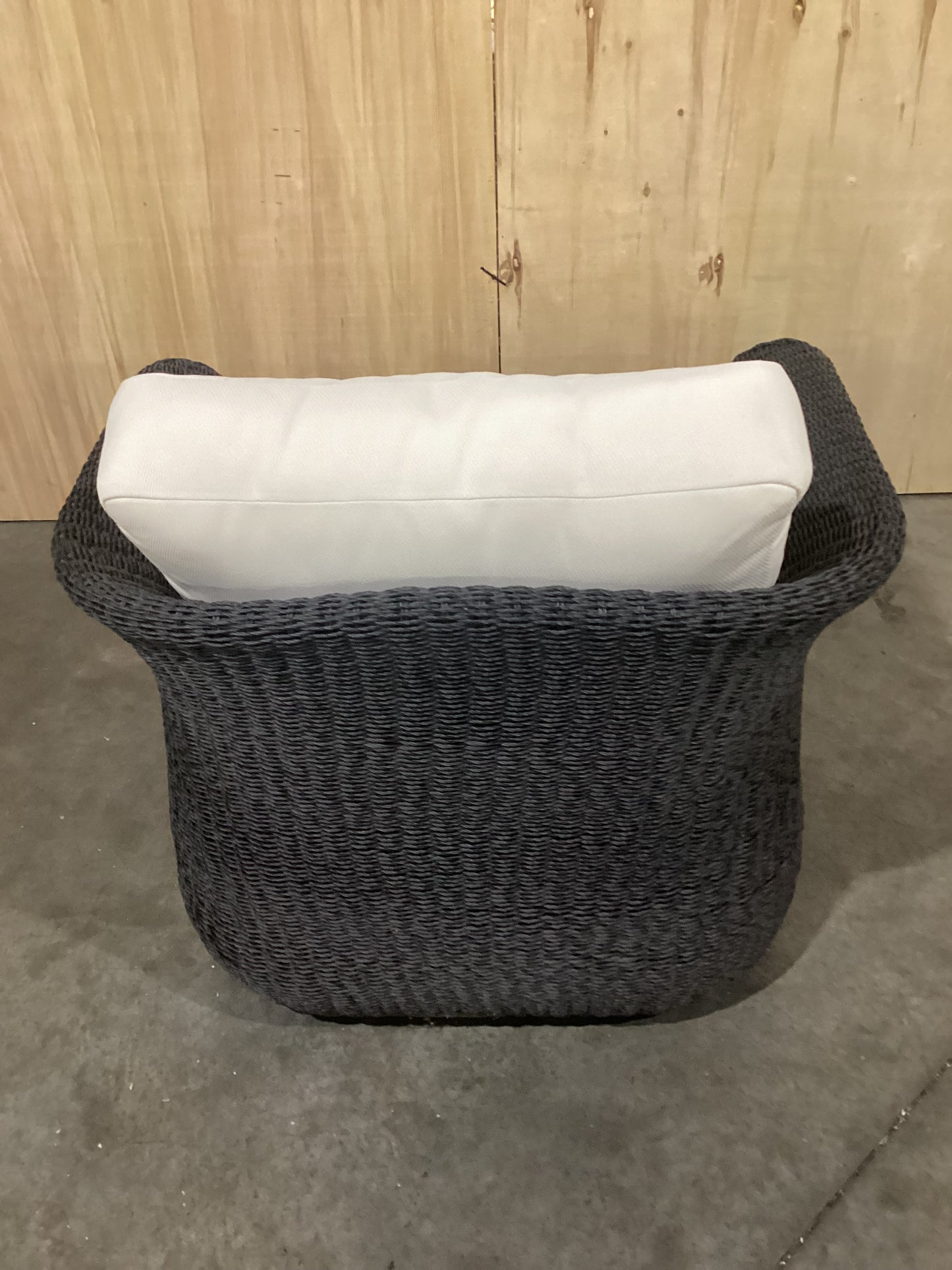 NSW PRN20315 Sonata Outdoor Armchair Wicker Olefin Black