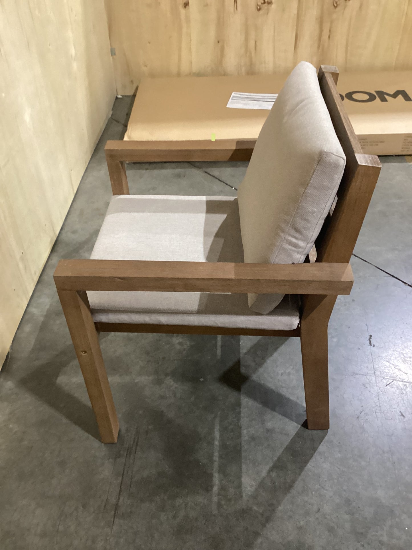 NSW CLN10814 Cannes Outdoor Dining Chair Acacia Natural MKII