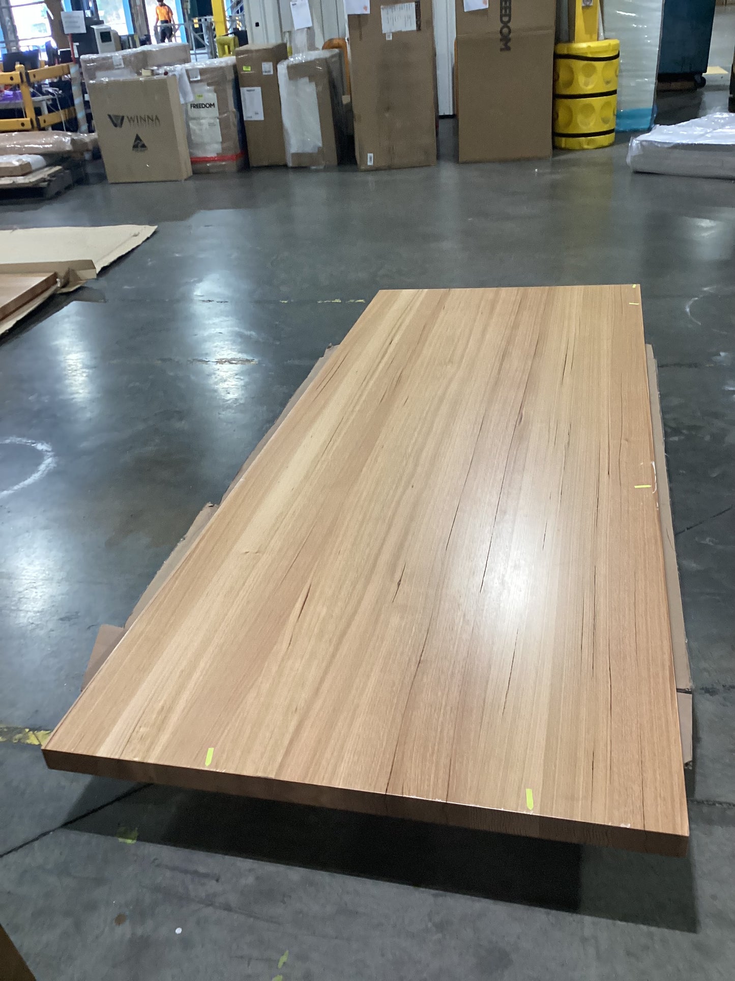 NSW CLN10816 Camden DIning Table 300x120cm High Feature Vic Ash Natural Tabletop