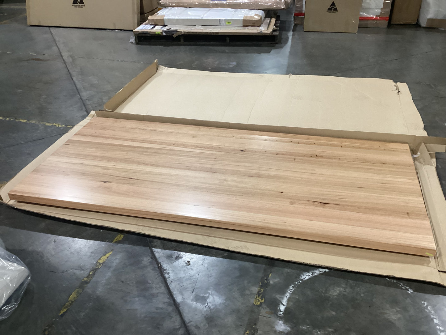 NSW CLN10815 Camden Dining Table 270x120cm Wormy Chestnut Natural Tabletop