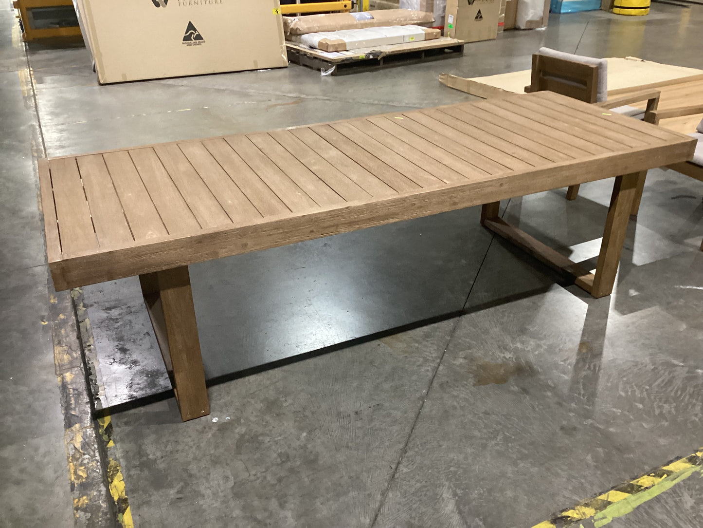 NSW PRN20319 Cannes Outdoor Dining Table 267x100cm Acacia MKII