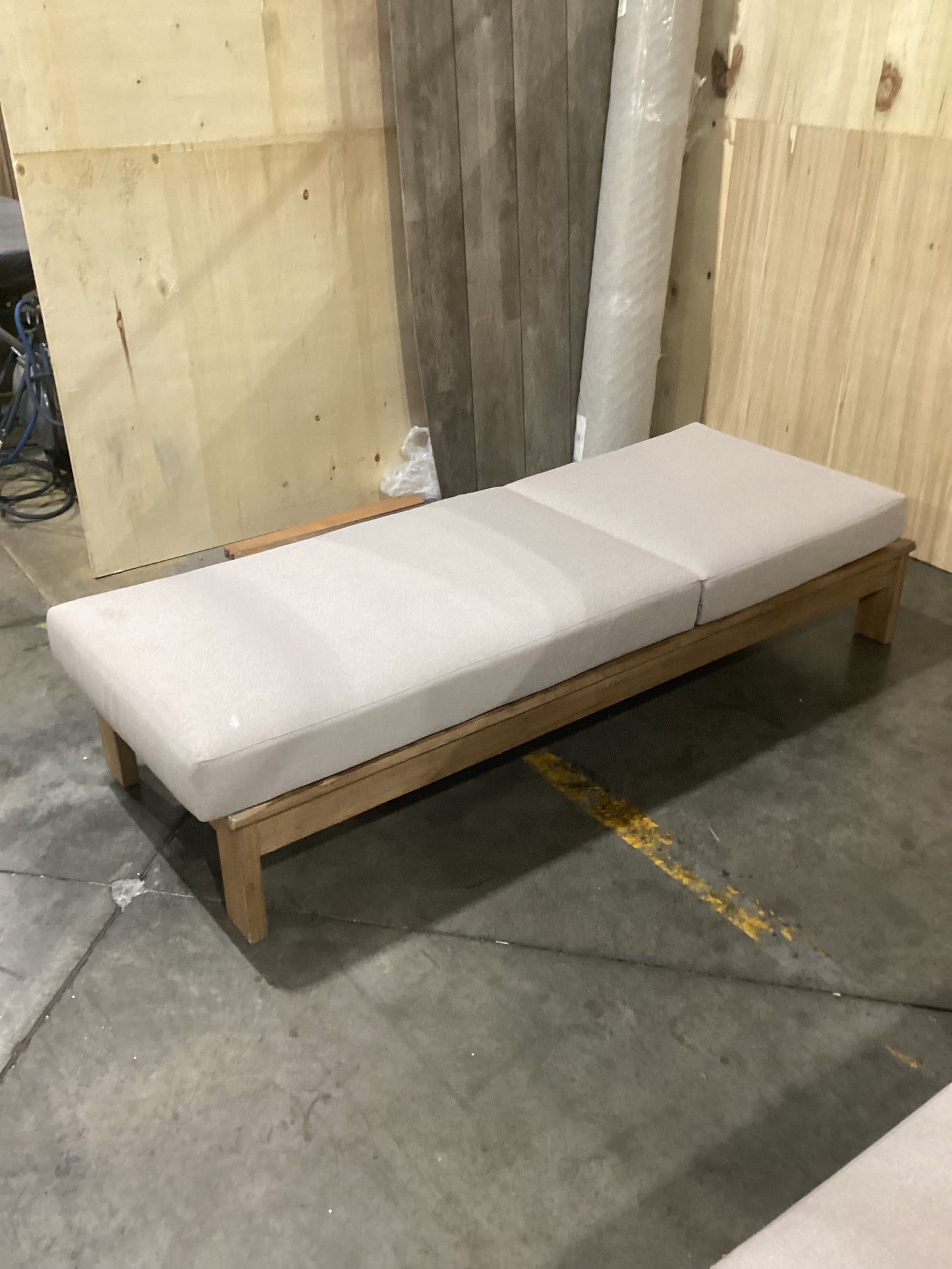 NSW CLN10827 Cannes Outdoor Sun Lounger Small Acacia Natural MKII