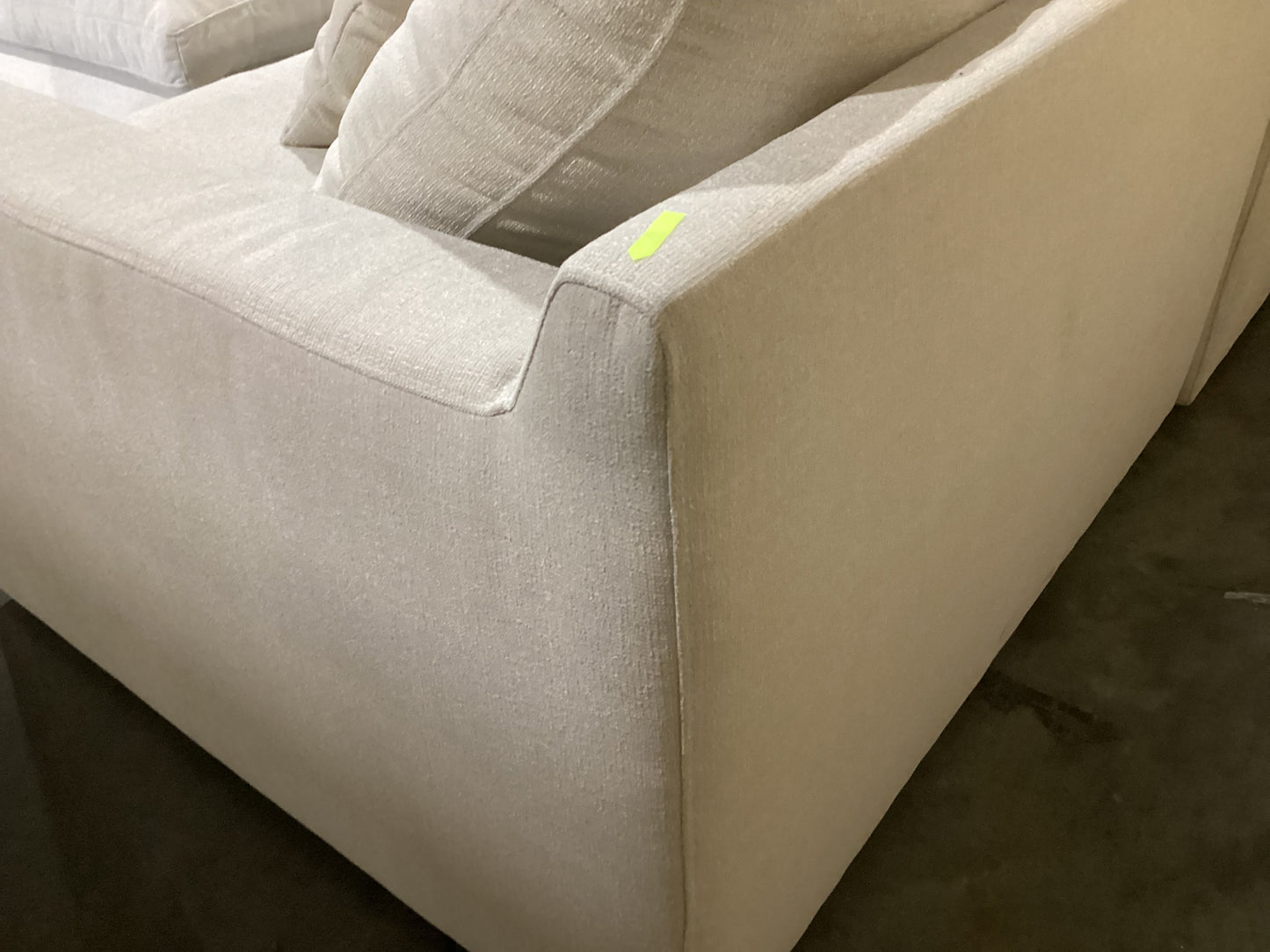 NSW MT24537 Loft Modular 1.5S RAF+Ottoman+Storage Rmrest + Armless 1.5S LAF Sancy Ivory (Copy)