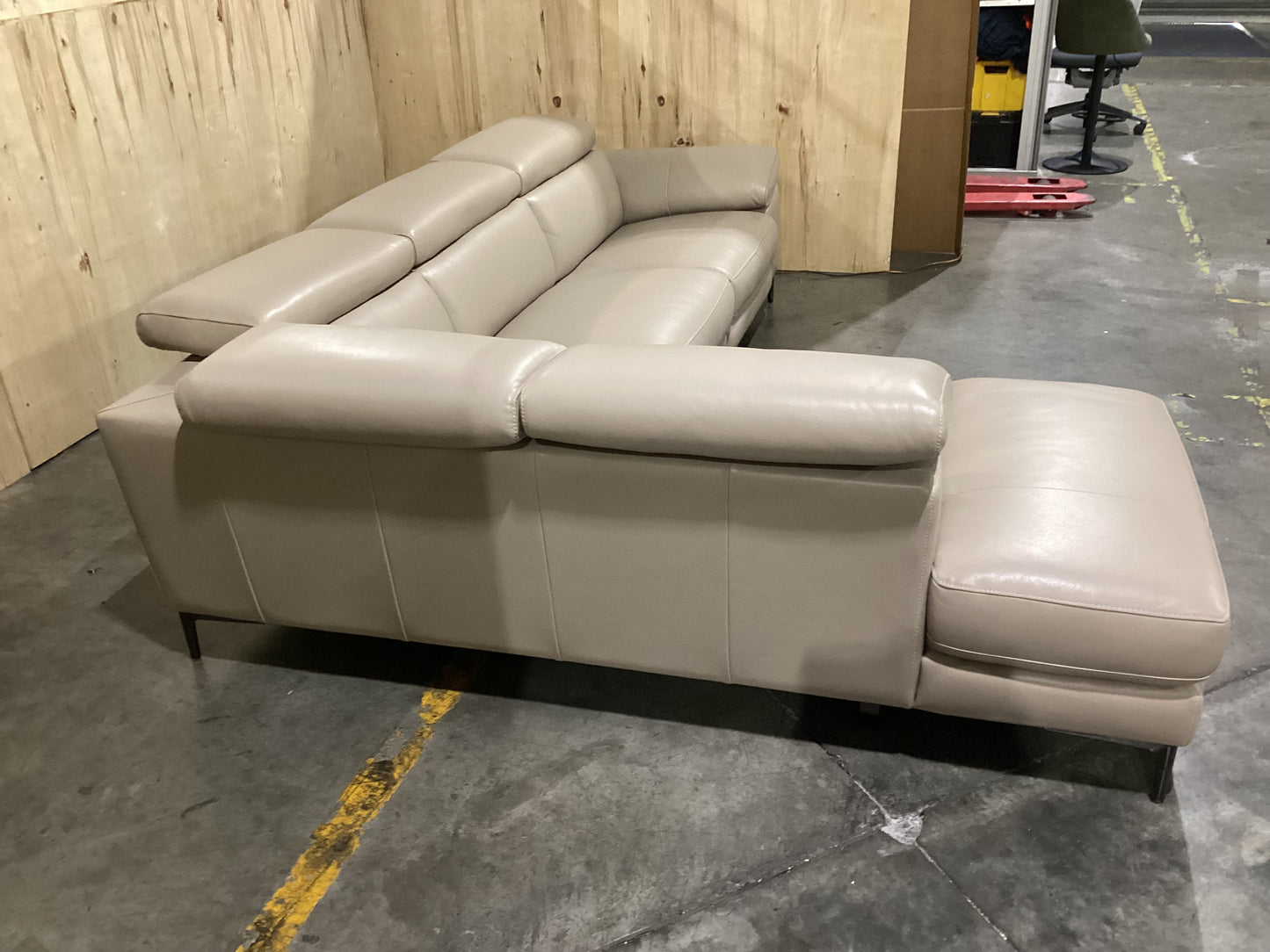 NSW MT24538 Cora Recliner Modular Corner Terminal LAF+3S RAF Torello Tan (1 Motion)