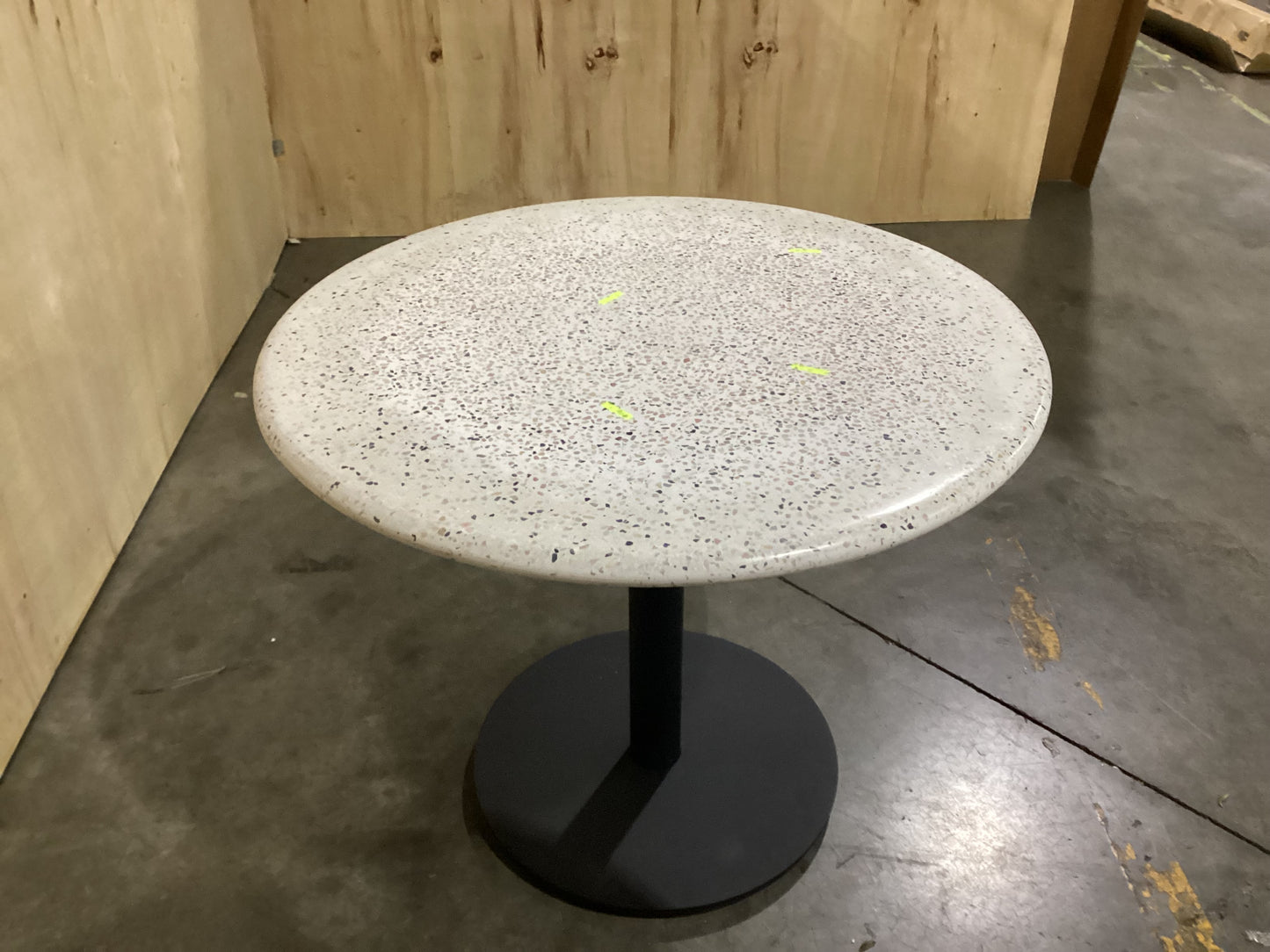 NSW CLN10839 Brixton Bistro Dining Table 105cm Black