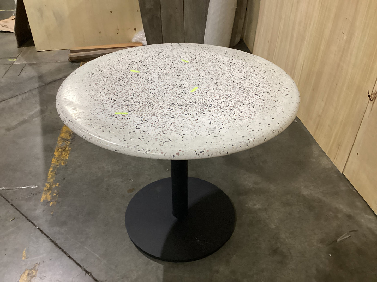 NSW CLN10839 Brixton Bistro Dining Table 105cm Black