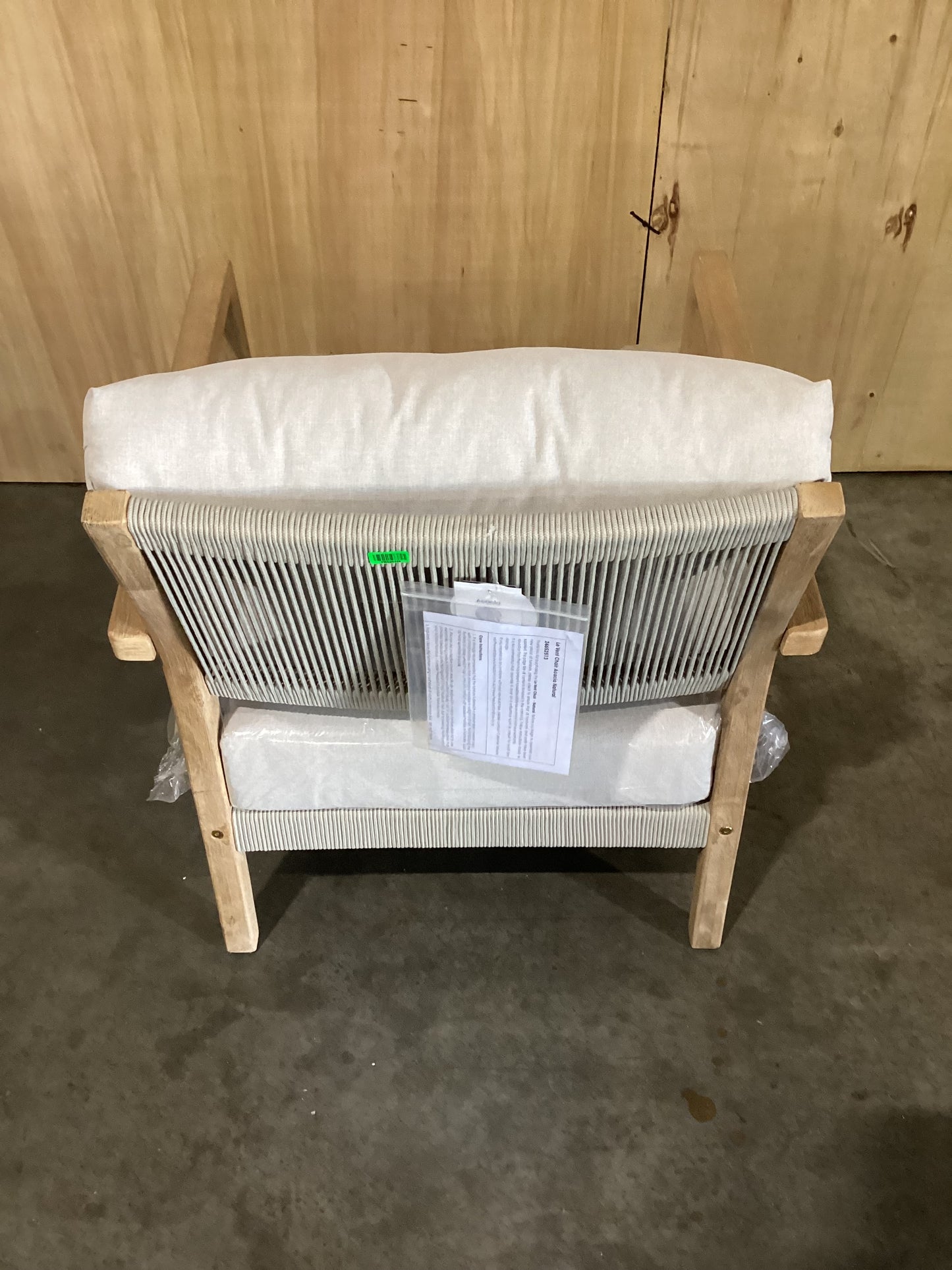 NSW PRN20334 Le Vent Outdoor Armchair Acacia Natural