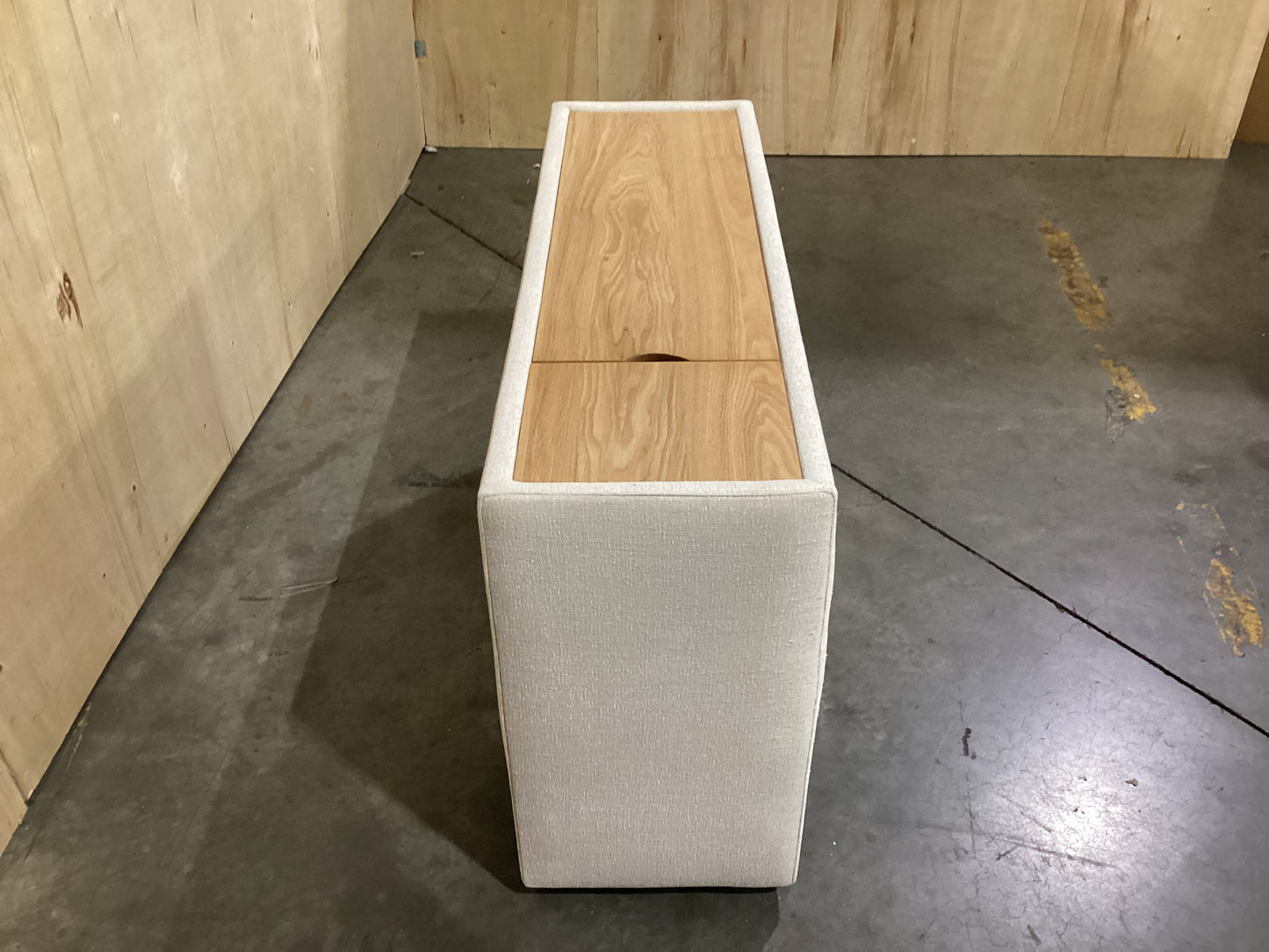 NSW CLN10856 Loft Storage Armrest (RAF) Sancy Ivory Natural Tone