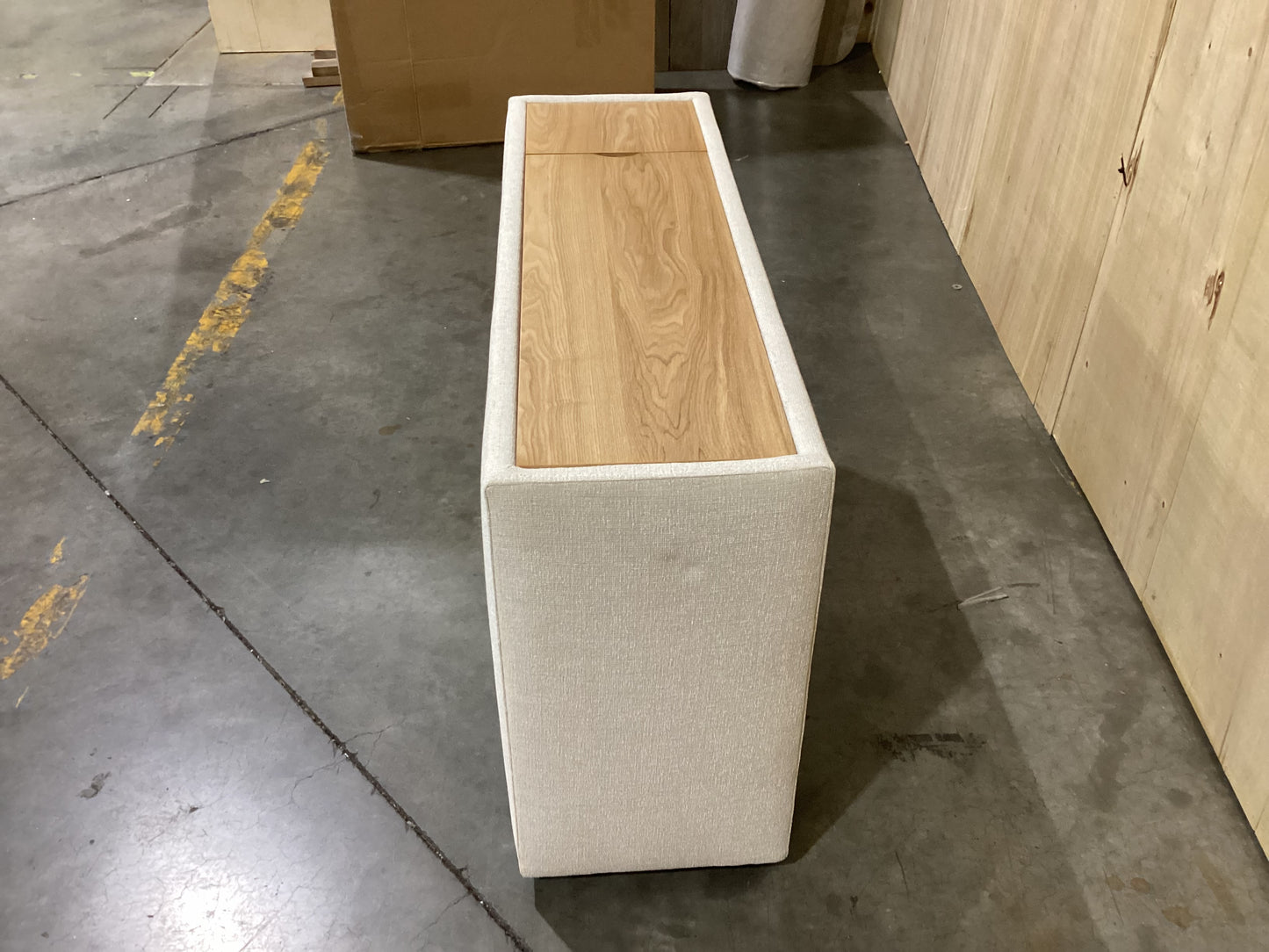 NSW CLN10856 Loft Storage Armrest (RAF) Sancy Ivory Natural Tone