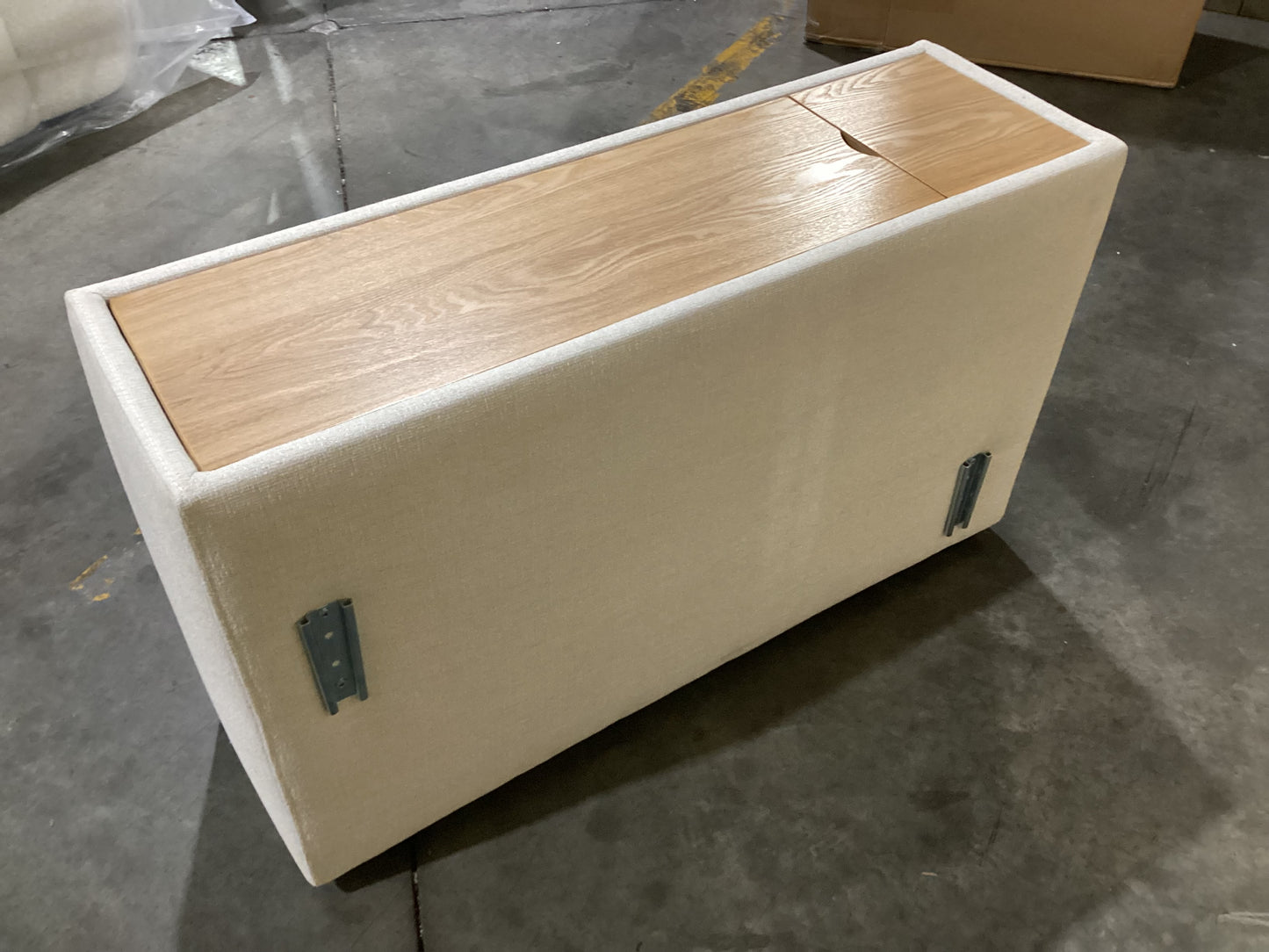 NSW CLN10856 Loft Storage Armrest (RAF) Sancy Ivory Natural Tone