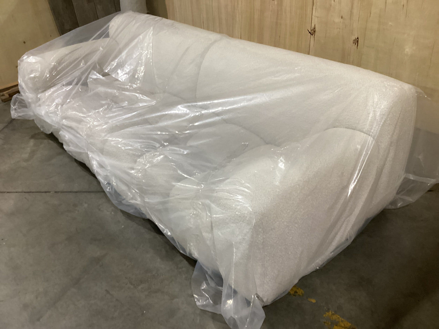 NSW CLN20965 Aero Sofa 3S Jacquard Boucle Cream