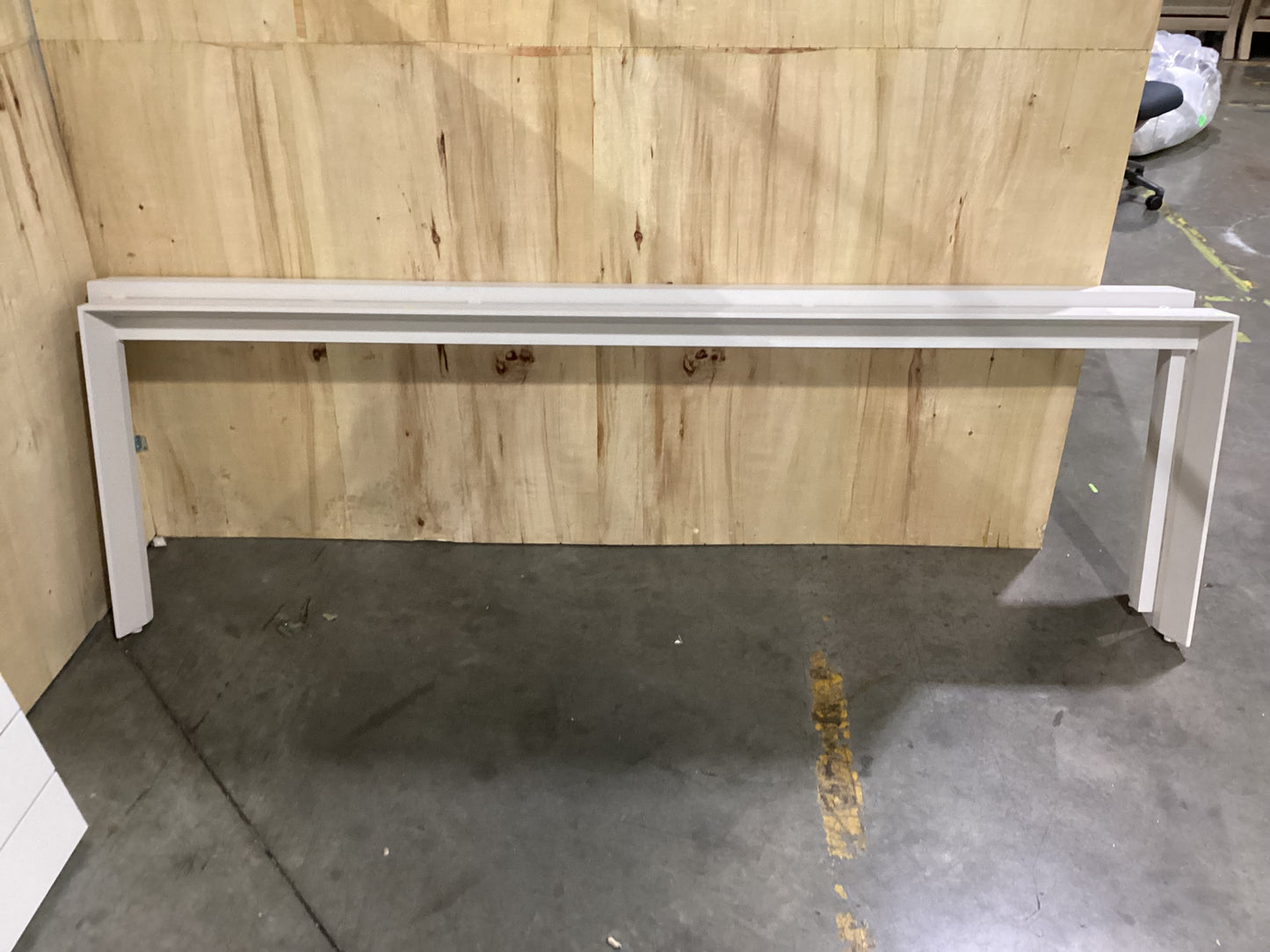 NSW CLN10860 Ataman Outdoor Dining Table 240x111.5cm Aluminium Off White