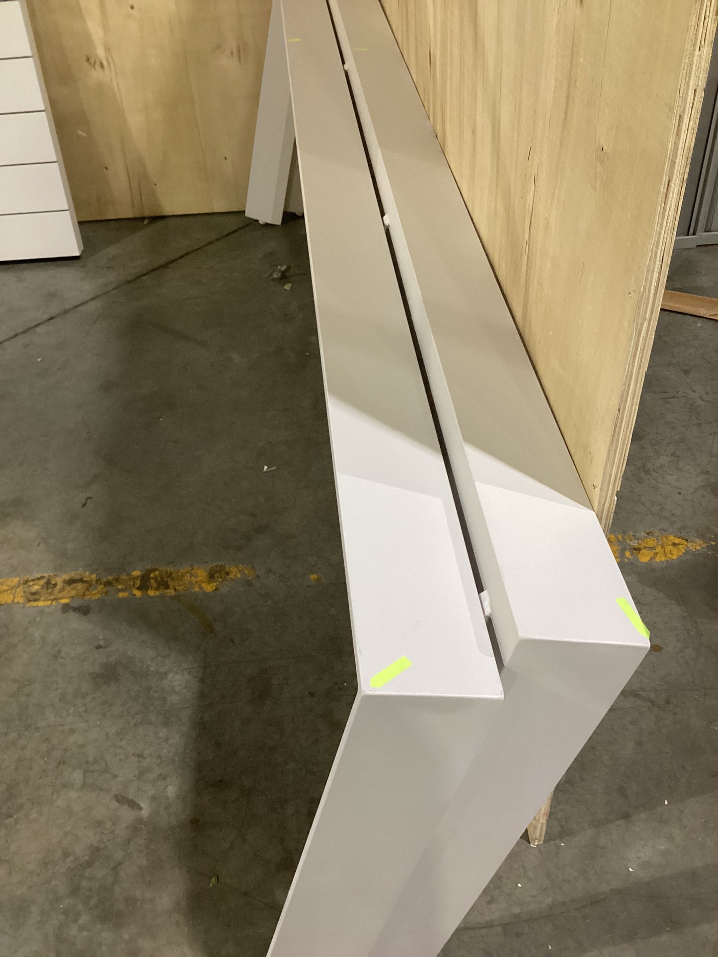 NSW CLN10860 Ataman Outdoor Dining Table 240x111.5cm Aluminium Off White