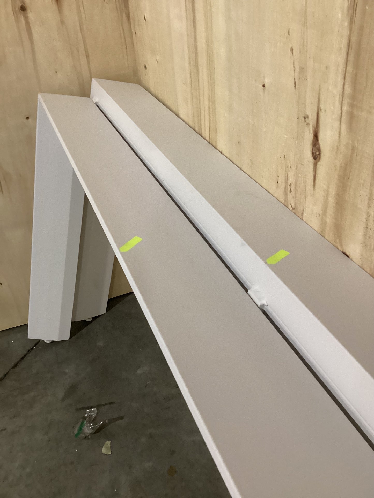 NSW CLN10860 Ataman Outdoor Dining Table 240x111.5cm Aluminium Off White