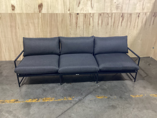 NSW CLN10861 Leyton Outdoor Sofa 3S Black