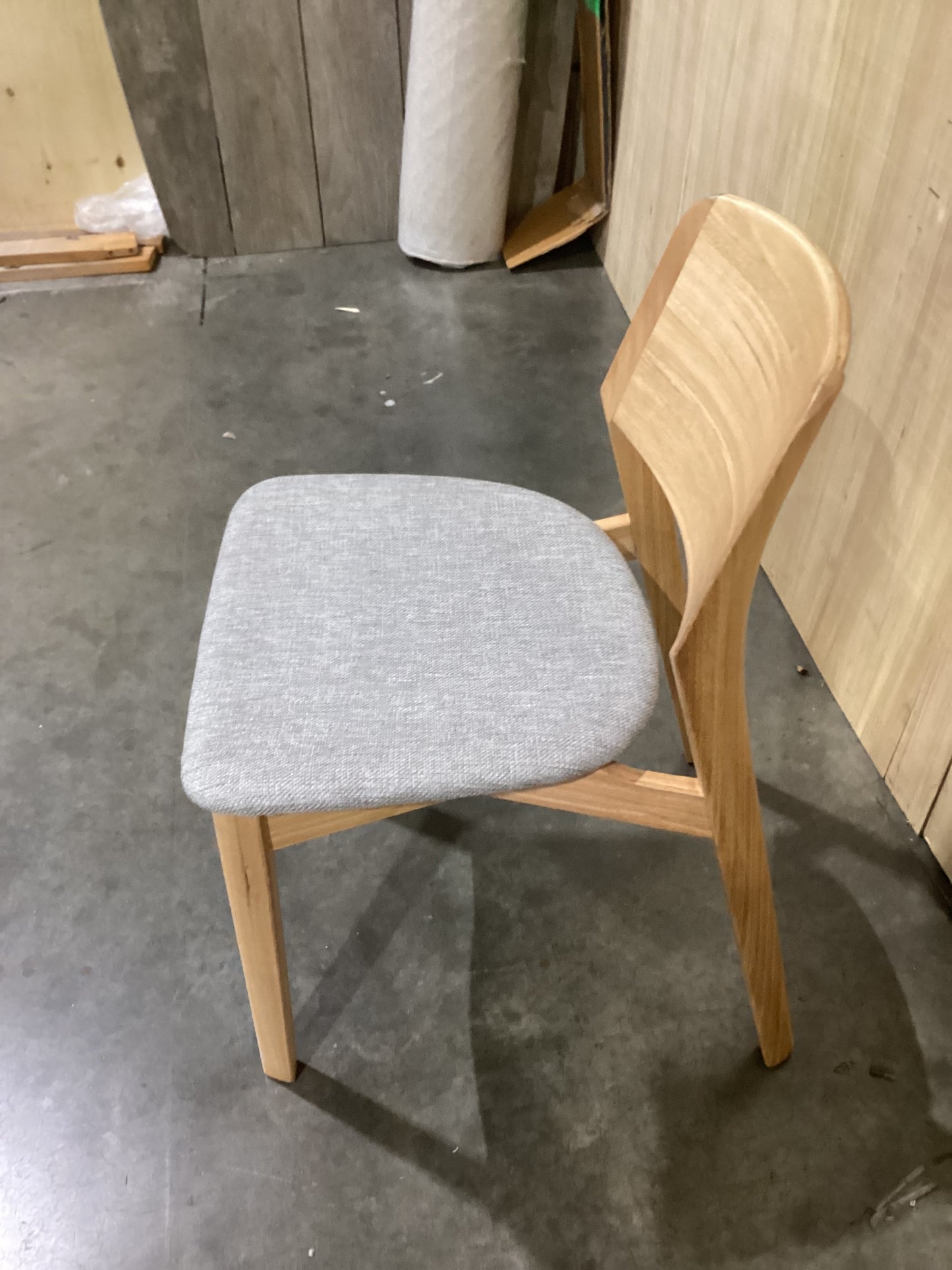 NSW CLN10880 Avalon Dining Chair Grey