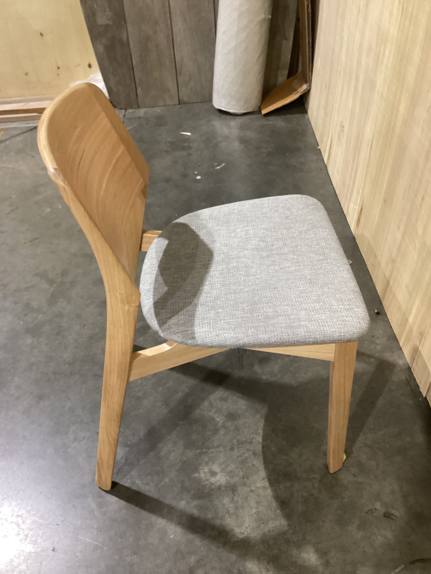 NSW CLN10880 Avalon Dining Chair Grey