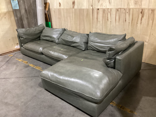 NSW MT24557 Sorrento Modular Chaise RAF+3S LAF Bendigo Green