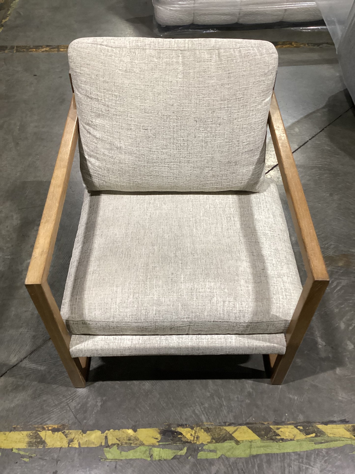 NSW  Cubist Occasional Armchair 1S Creed Vanilla