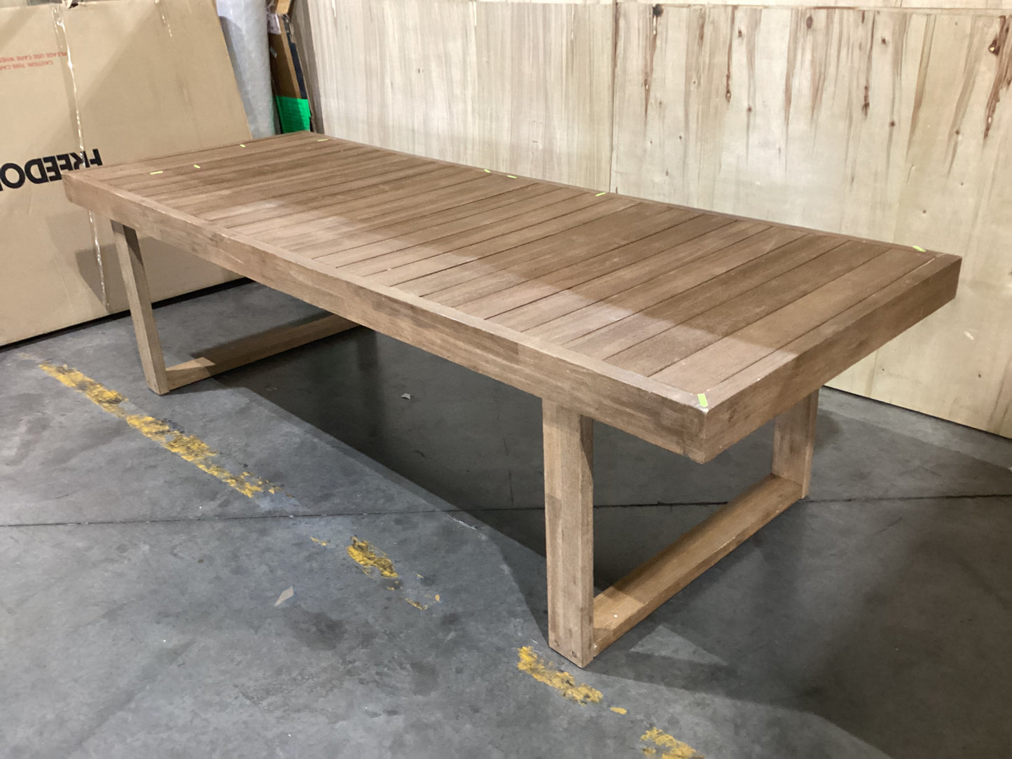 NSW CLN10911 Cannes Outdoor Dining Table 267x100cm Acacia MKII