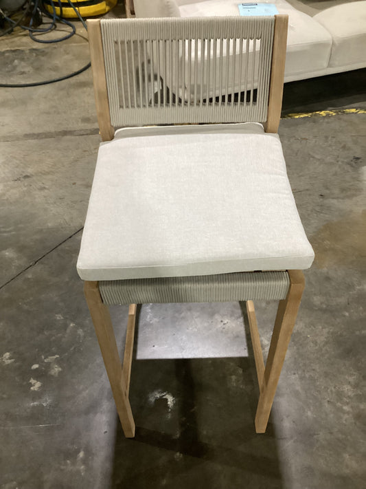 NSW CLN10919 Le Vent Outdoor bar Stool Armless Acacia Natural