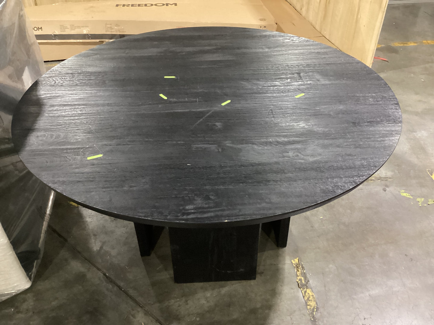 NSW CLN10932 Seidon Dining Table 140cm Dia Black