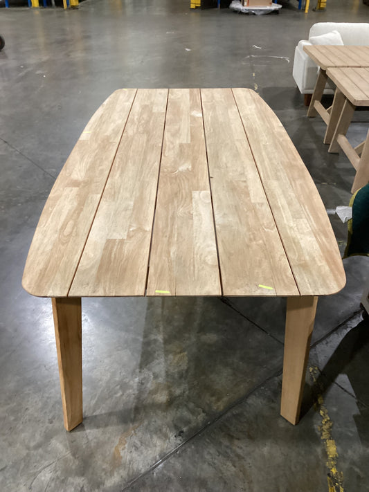 NSW CLN11410 Boree Outdoor Dining Table 240x115cm Teak Natural