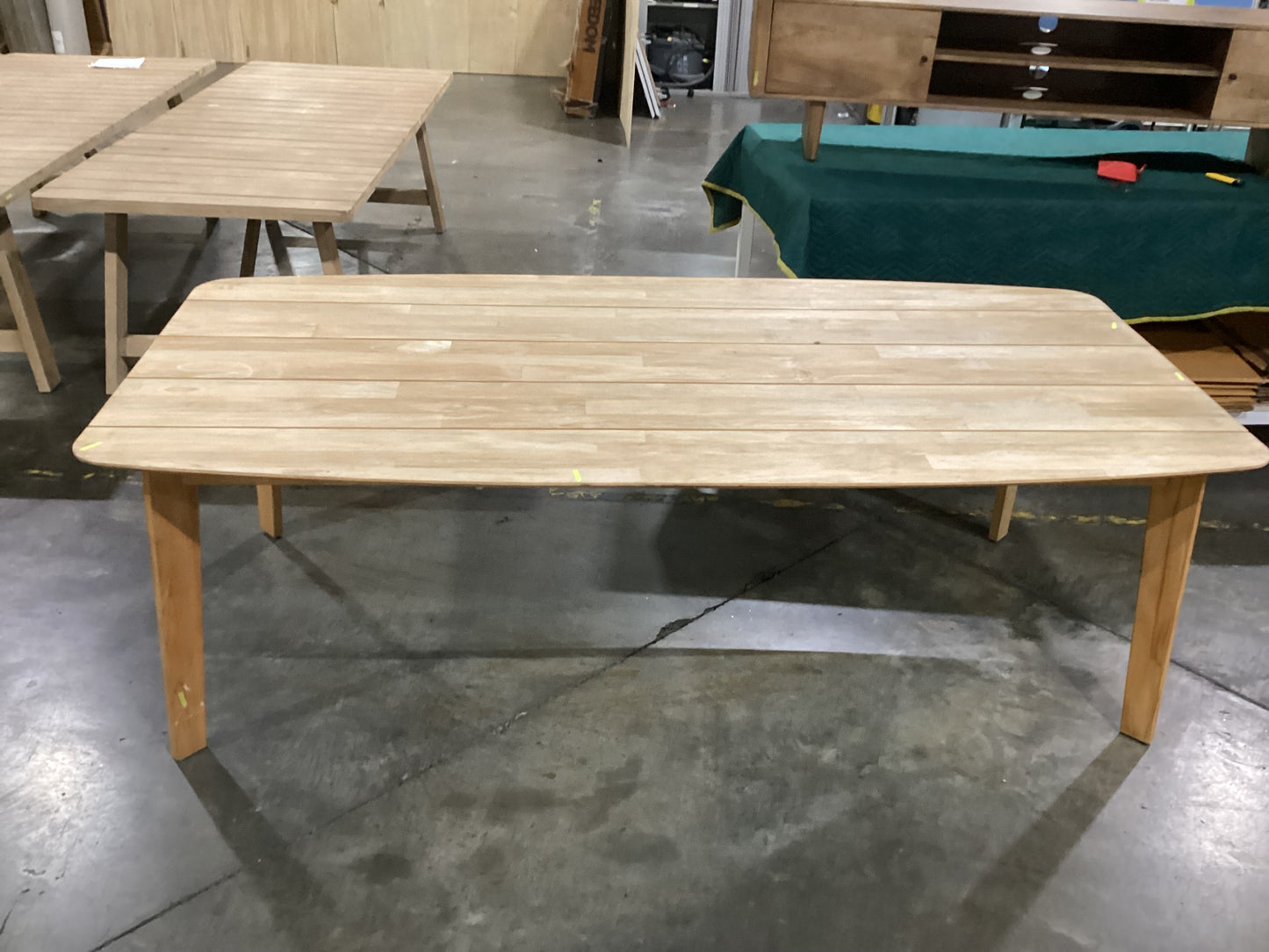 NSW CLN11410 Boree Outdoor Dining Table 240x115cm Teak Natural