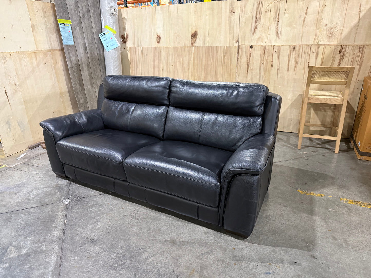 NSW PRN20385 Asher Sofa 3S Hollywood Black