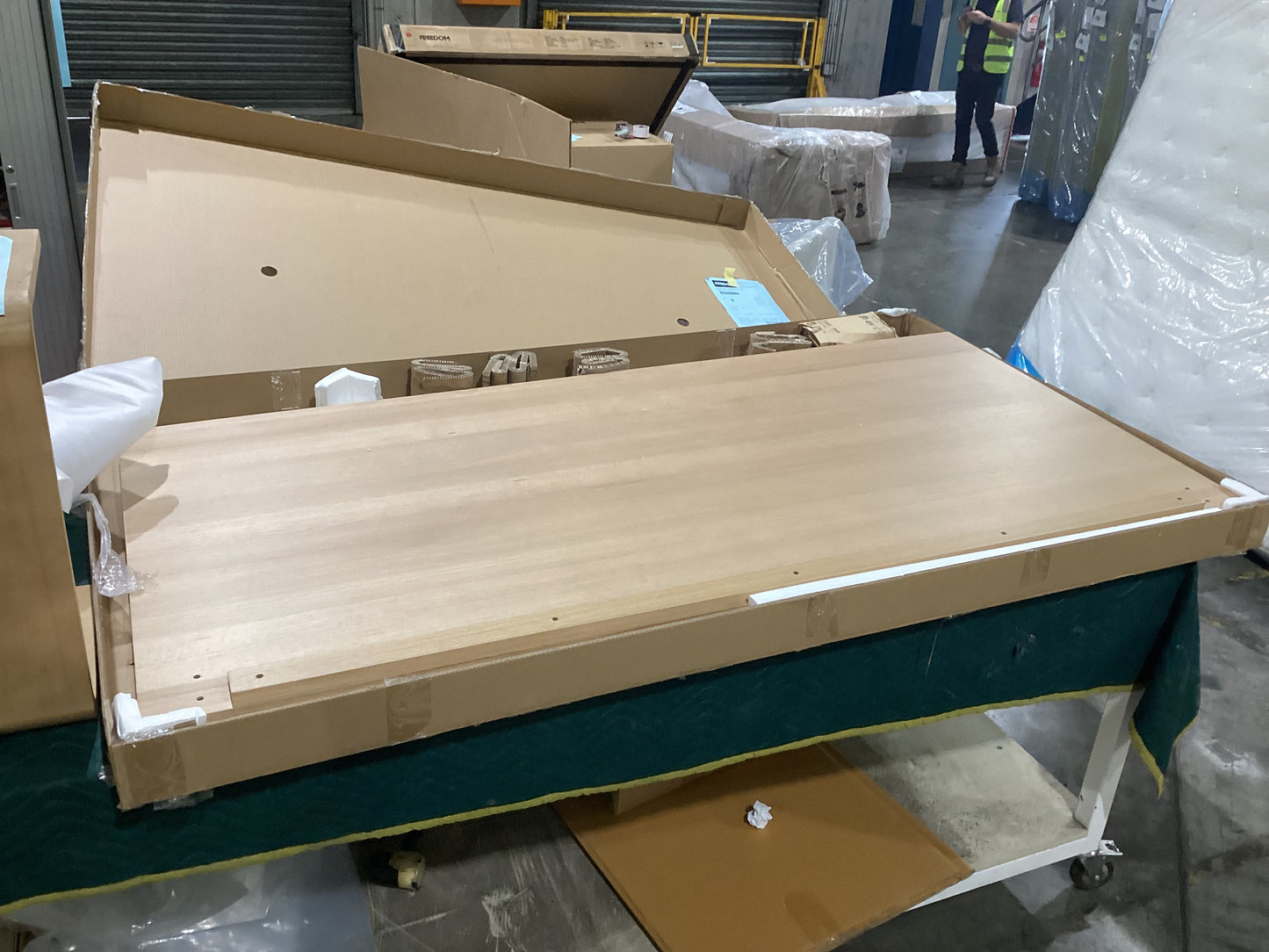 NSW CLN10946 Mornington Bed King Natural (Headboard+Footboard Only)