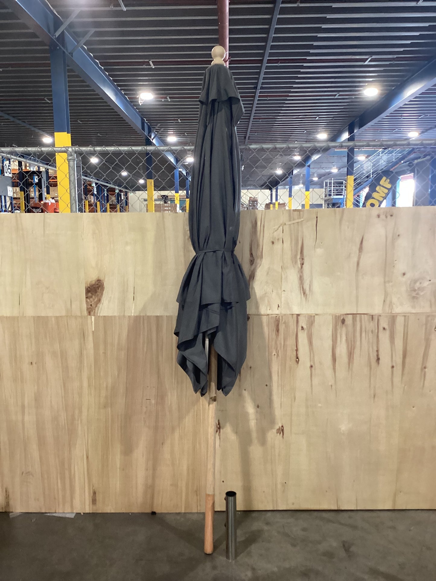 NSW CLN10962 Aspen Outdoor Umbrella 250cm Obravia Charcoal