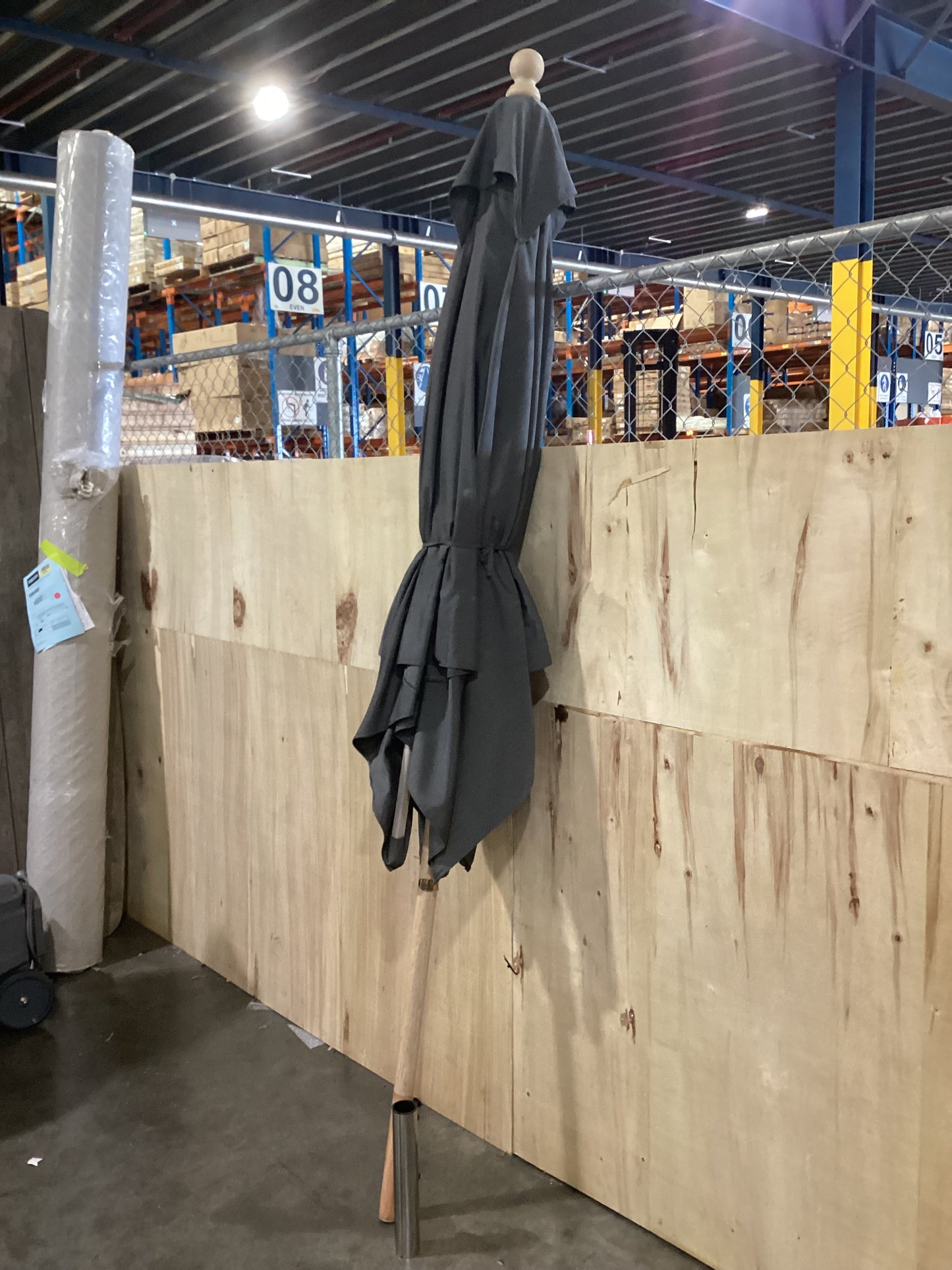 NSW CLN10962 Aspen Outdoor Umbrella 250cm Obravia Charcoal