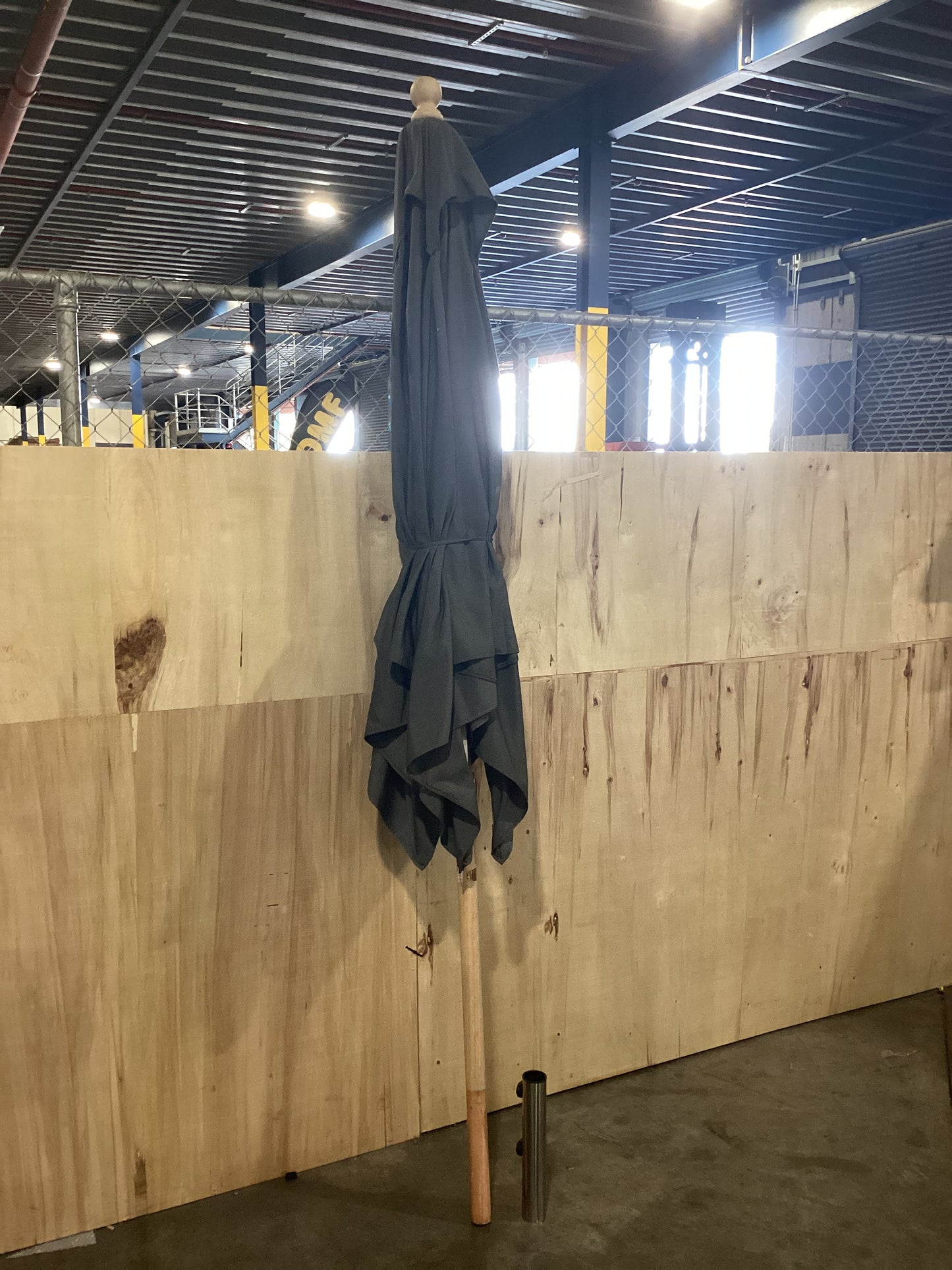 NSW CLN10962 Aspen Outdoor Umbrella 250cm Obravia Charcoal