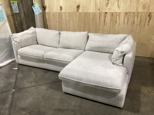 NSW MT24597 Sorrento Modular Sofa Bed 3S LAF + RAF Chaise Nathan Cloud