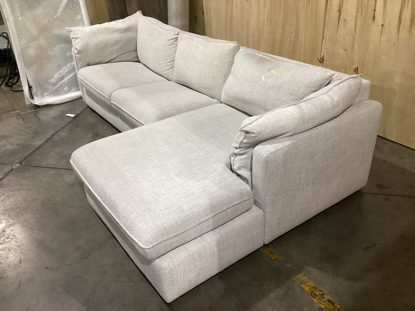 NSW MT24597 Sorrento Modular Sofa Bed 3S LAF + RAF Chaise Nathan Cloud