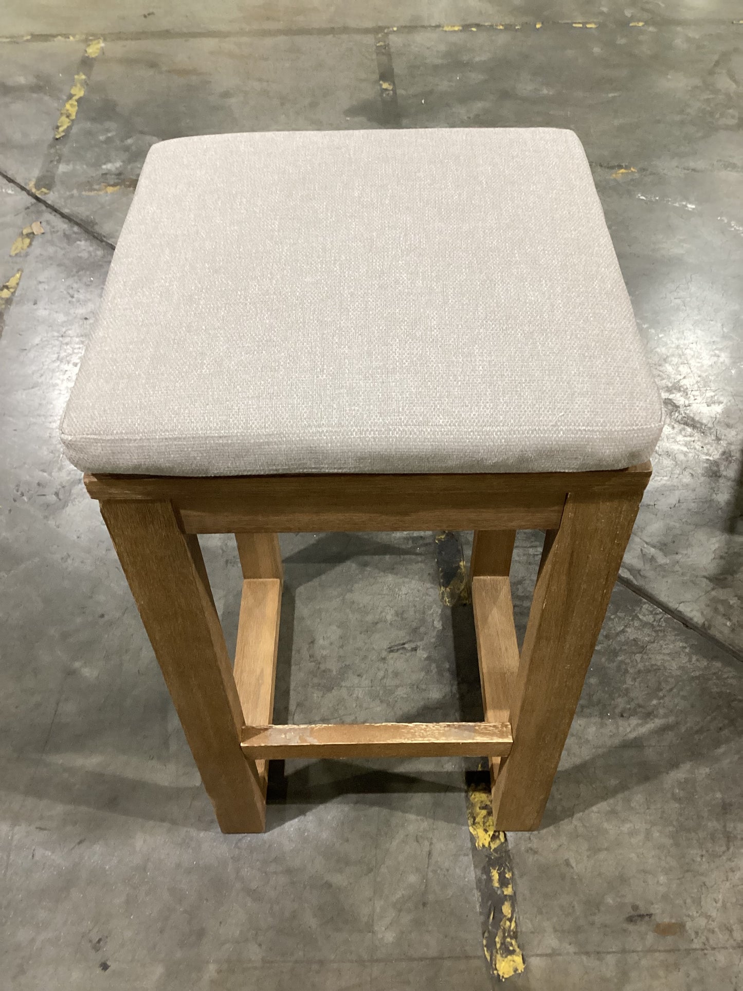 NSW CLN10970 Cannes Outdoor Bar Stool Acacia Natural MKII