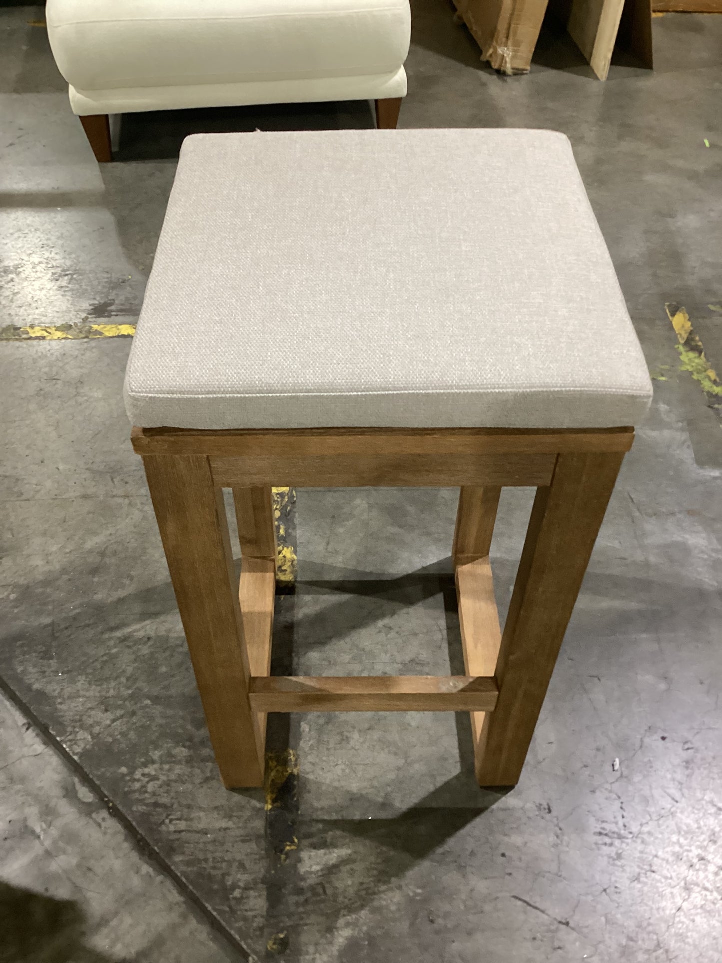 NSW CLN10970 Cannes Outdoor Bar Stool Acacia Natural MKII