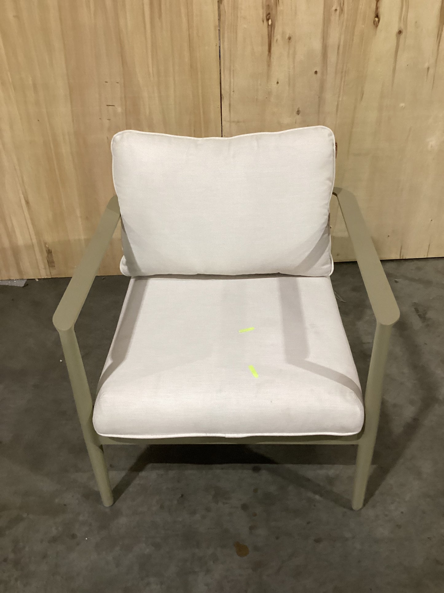 NSW CLN10975 Figaro Outdoor Armchair Aluminium Green