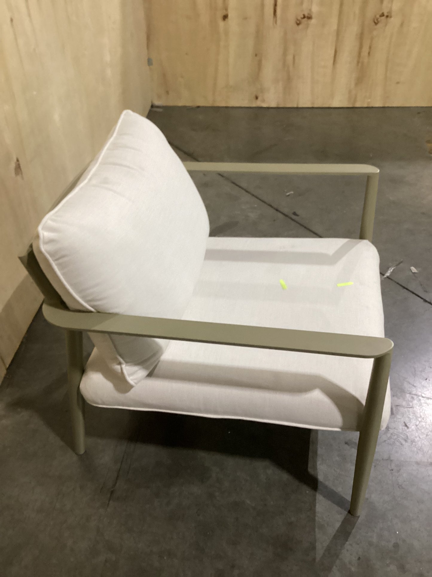 NSW CLN10975 Figaro Outdoor Armchair Aluminium Green